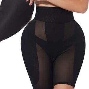 Black High-Waisted Shapewear Shorts